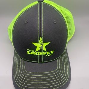 The Lindsey Way Mesh Snap Back Hat Good condition